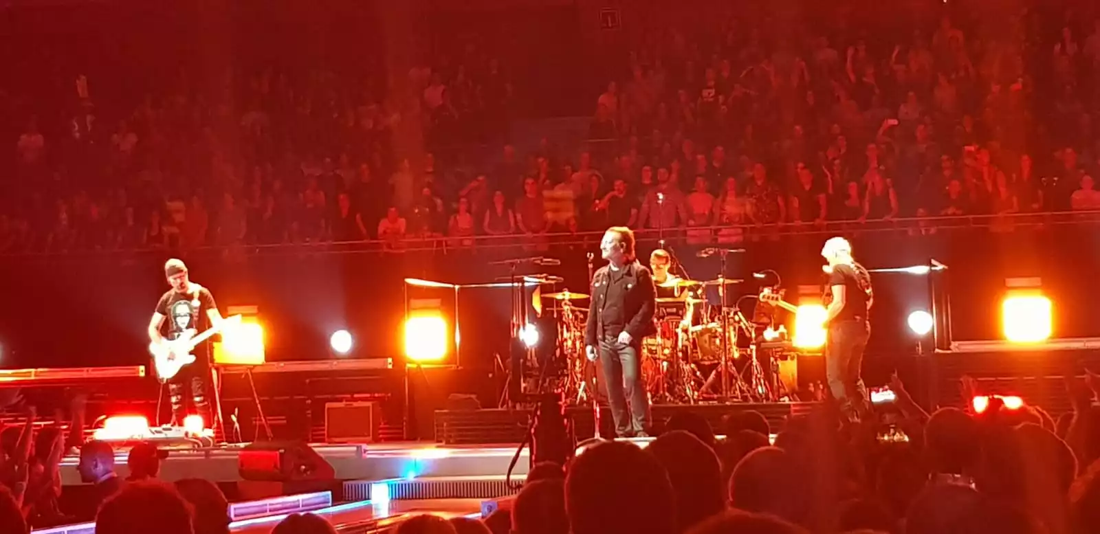 Concierto de U2 en el WiZink Center de Madrid en septiembre de 2018