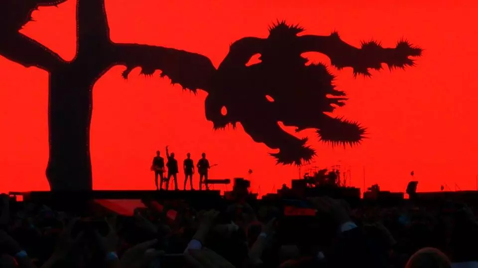 U2 en concierto en Dublín en 2017