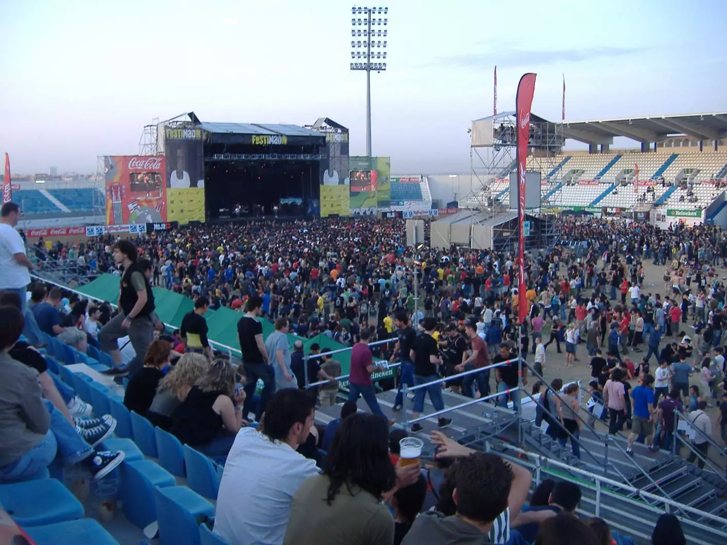 Pearl Jam el 9 de junio de 2007 en el estadio de Butarque de Leganés