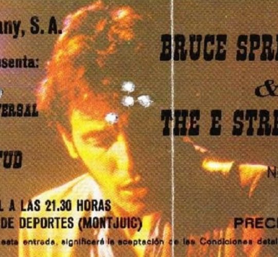 bruce springsteen barcelona 1981