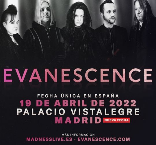 evanescence madrid 2022