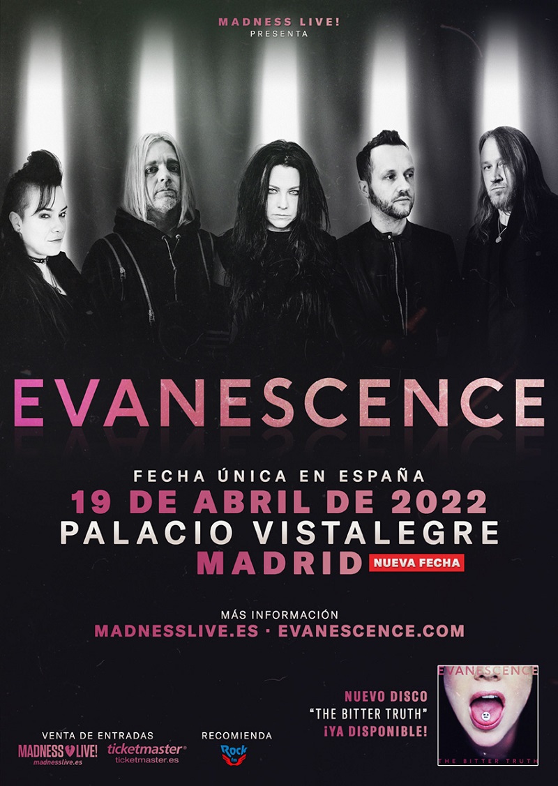 evanescence madrid 2022