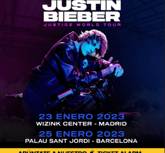 justin bieber españa conciertos entradas