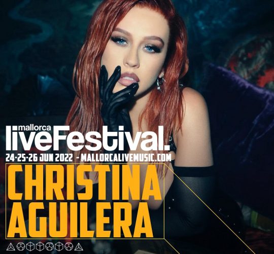 christina aguilera mallorca