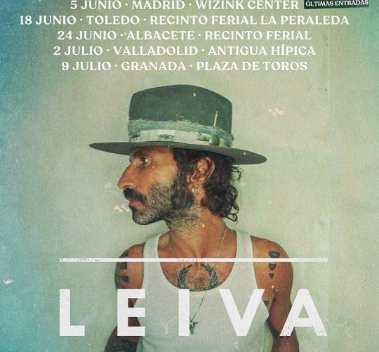leiva conciertos 2022