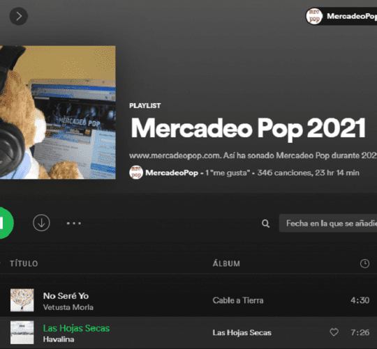mercadeo pop playlist