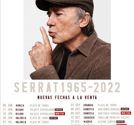serrat conciertos 2022