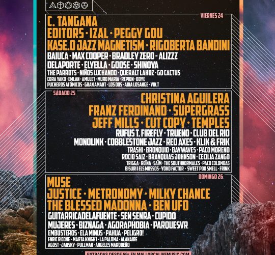 mallorca live festival cartel