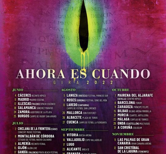 robe conciertos 2022