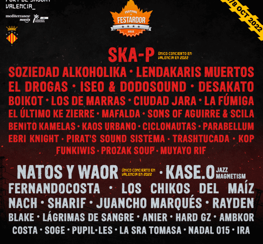 festardor 2022 cartel completo