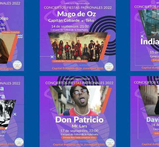 fiestas fuenlabrada 2022 conciertos