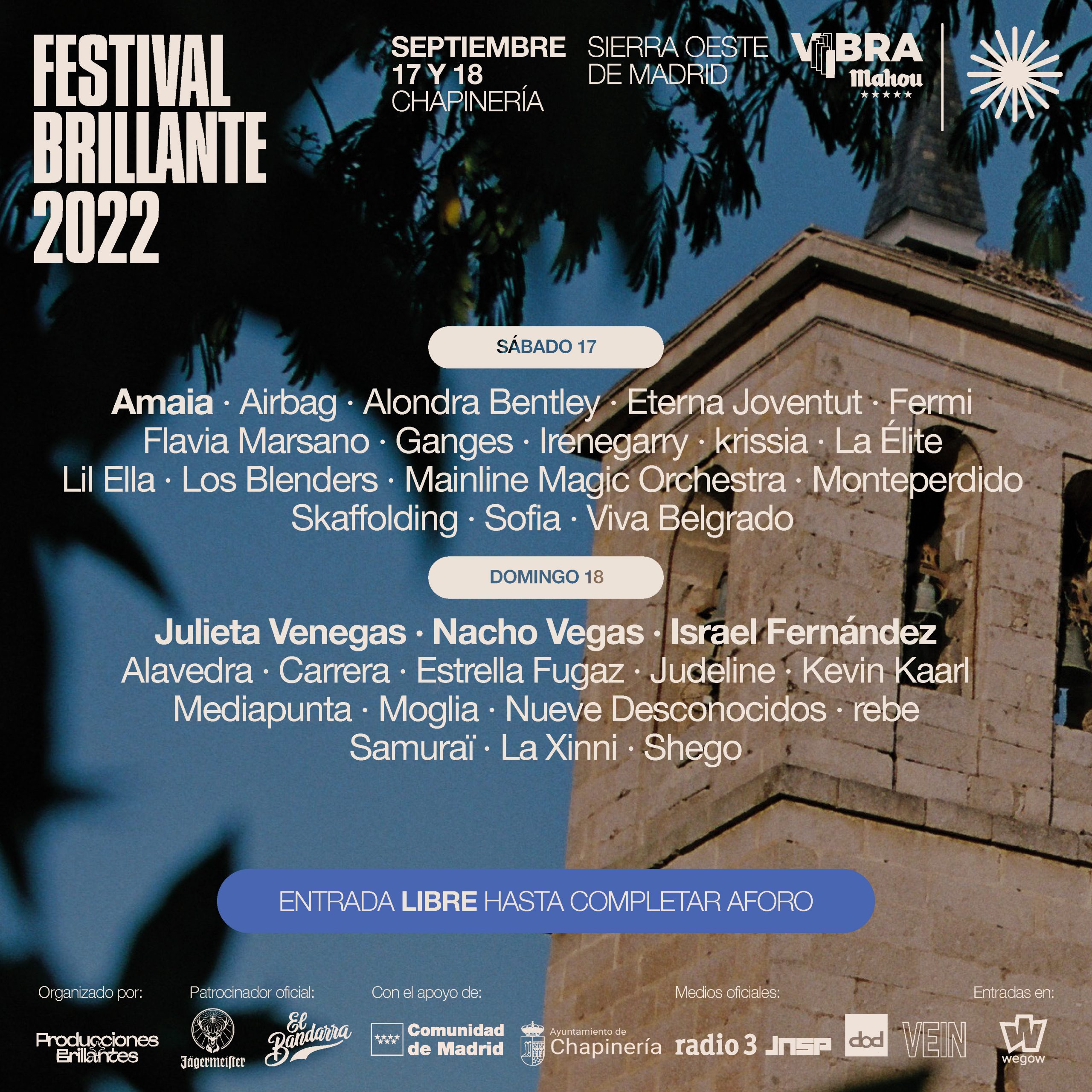 festival brillante 2022 horarios