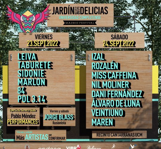 jardín de las delicias horarios