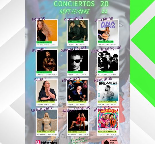 fiestas móstoles 2022