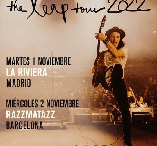 James Bay anuncia conciertos en España en noviembre de 2023