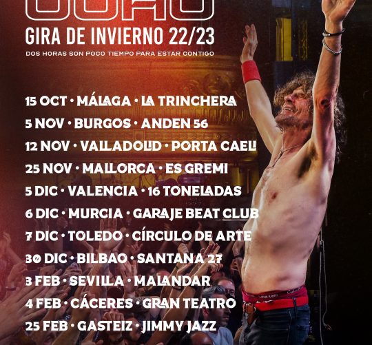 Uoho anuncia conciertos sin Extremoduro
