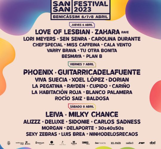sansan festival 2023 cartel