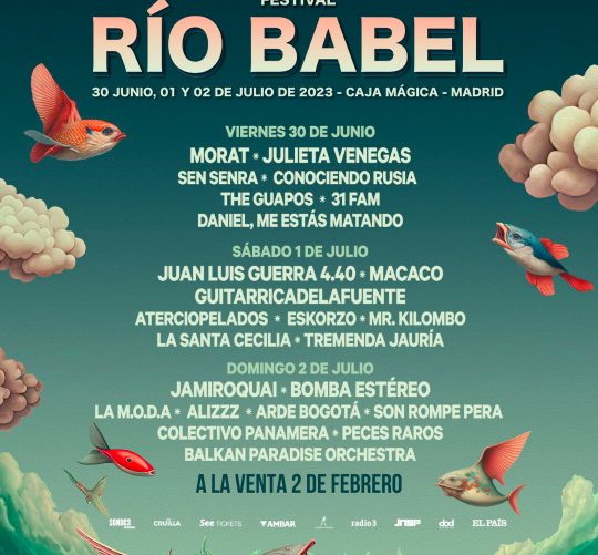 río babel 2023 cartel