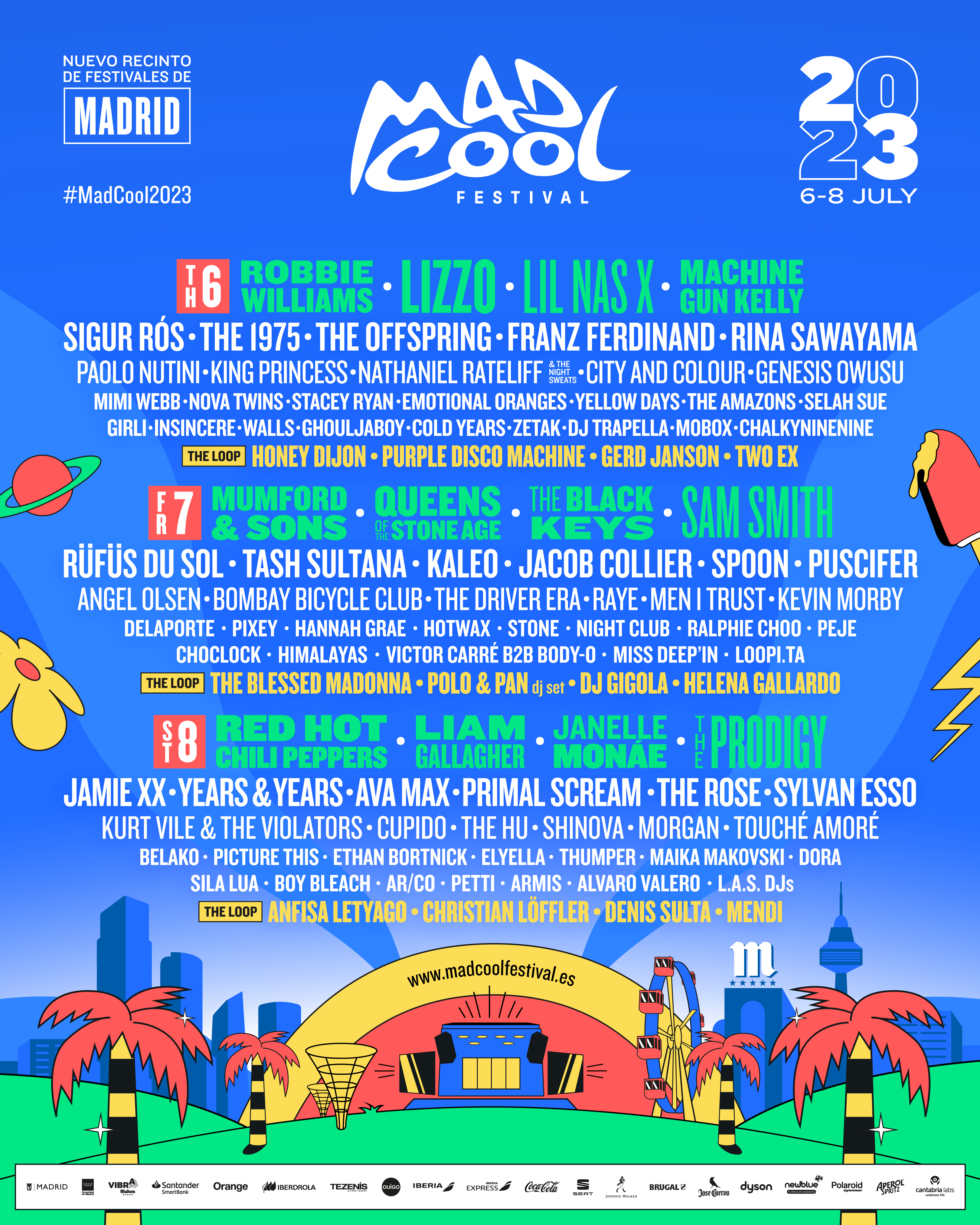 mad cool 2023 cartel completo
