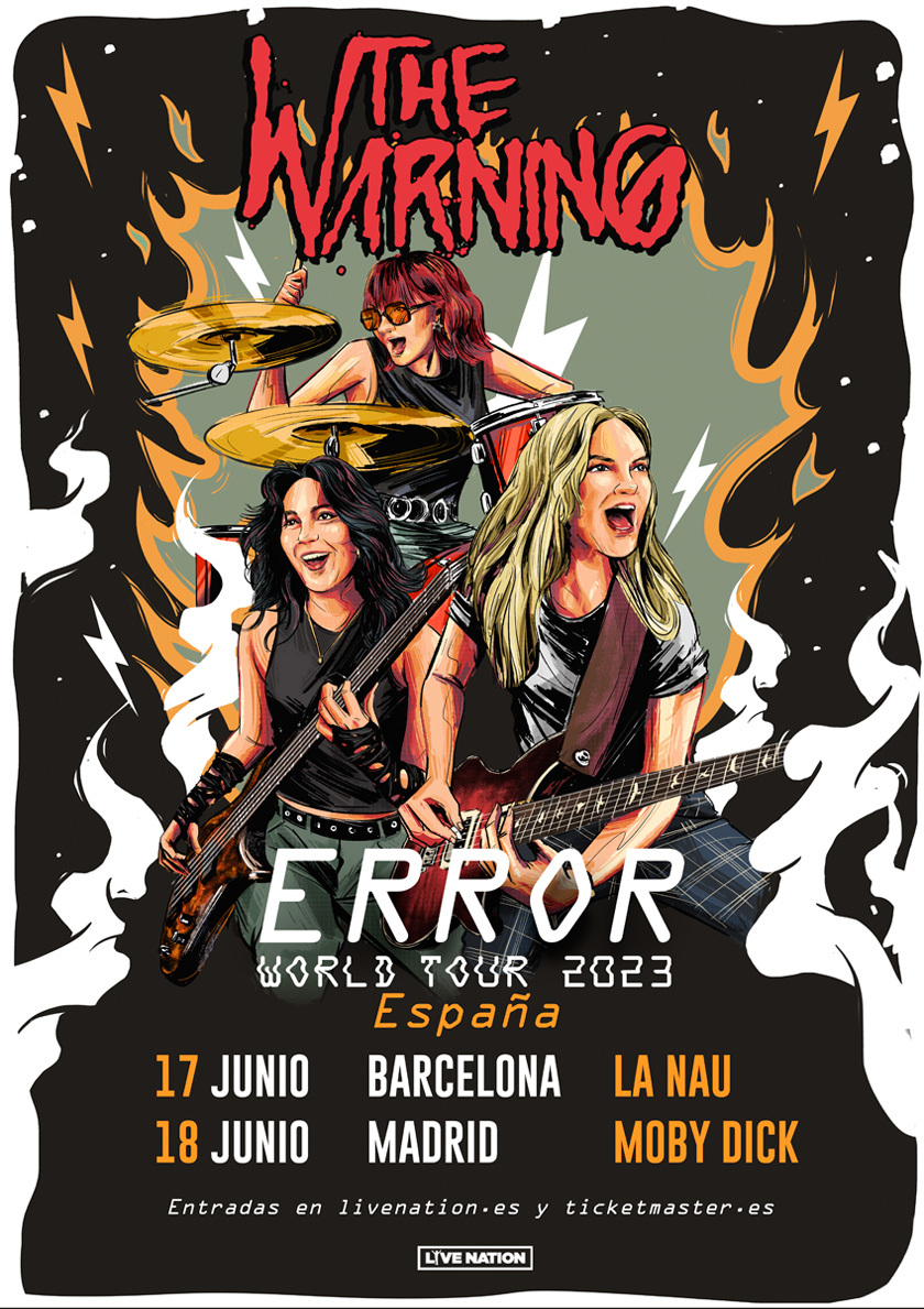 the warning conciertos