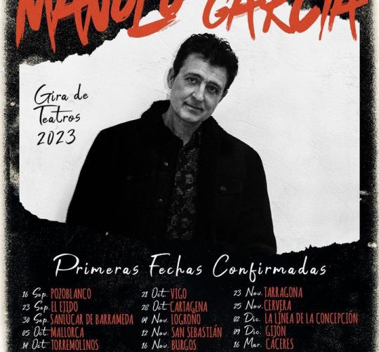 manolo garcía conciertos 2023