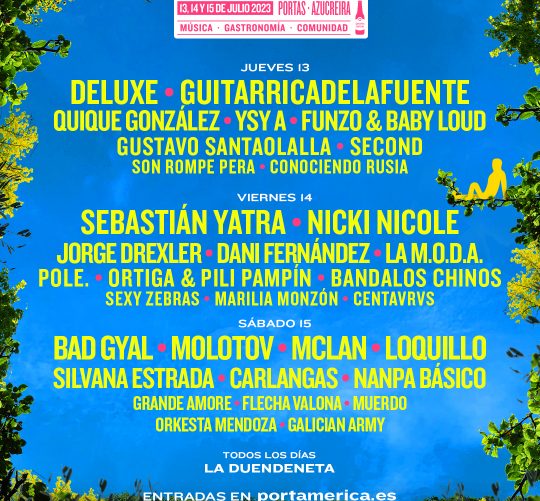 portamérica 2023 cartel