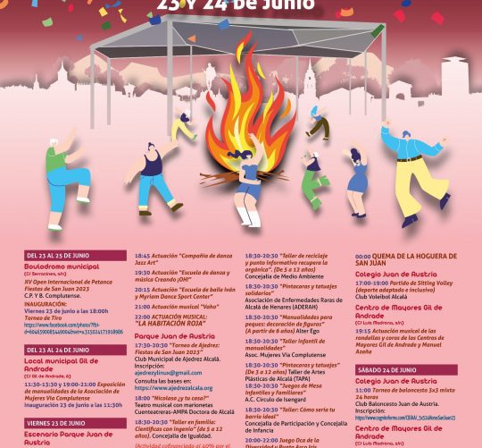 fiestas san juan alcalá 2023