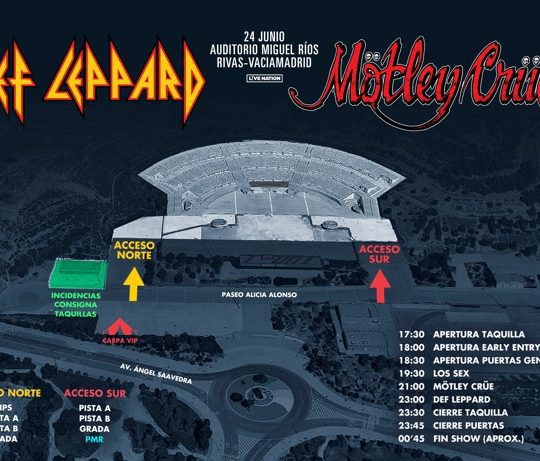 mötley crüe rivas horarios