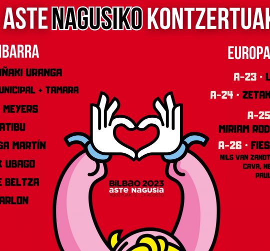 aste nagusia 2023 conciertos
