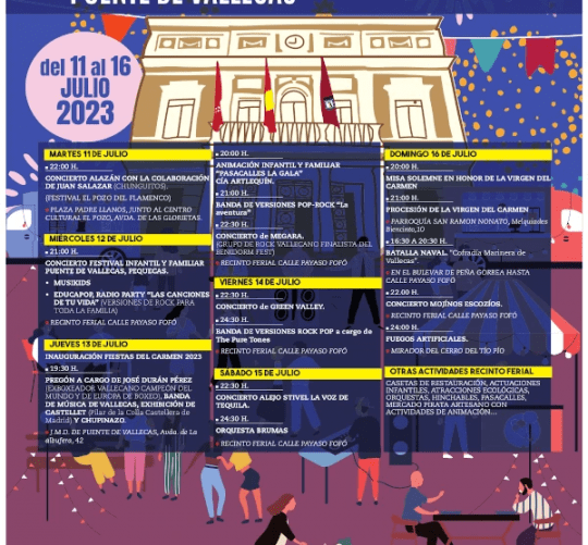 fiestas carmen 2023 vallecas