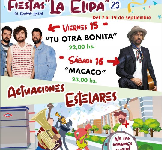 fiestas la elipa 2023 conciertos