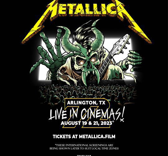 metallica cines españa