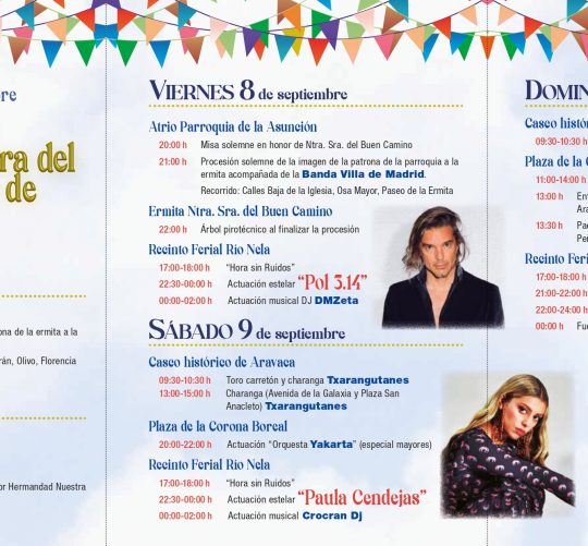 fiestas aravaca 2023 conciertos