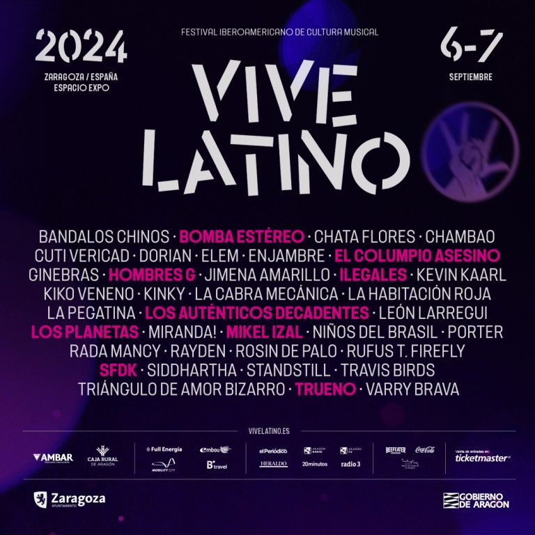 Vive Latino España 2024 cartel y abonos MERCADEO POP