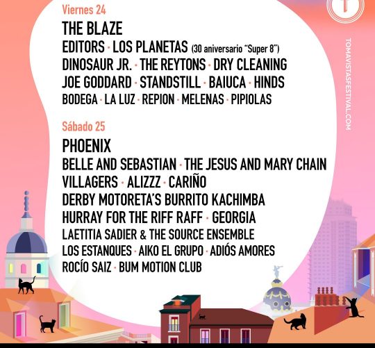 tomavistas 2024 cartel días