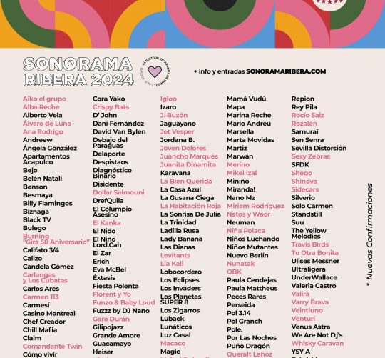 sonorama ribera 2024 cartel