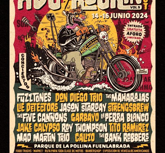 Cartel del HDC Rockin Fest 2024, gratis en junio en Fuenlabrada