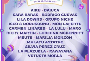 cartel del festival pirineos sur 2024