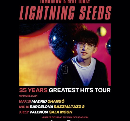 Lightning Seeds celebrarán su 35 aniversario con conciertos en Madrid, Barcelona y Valencia