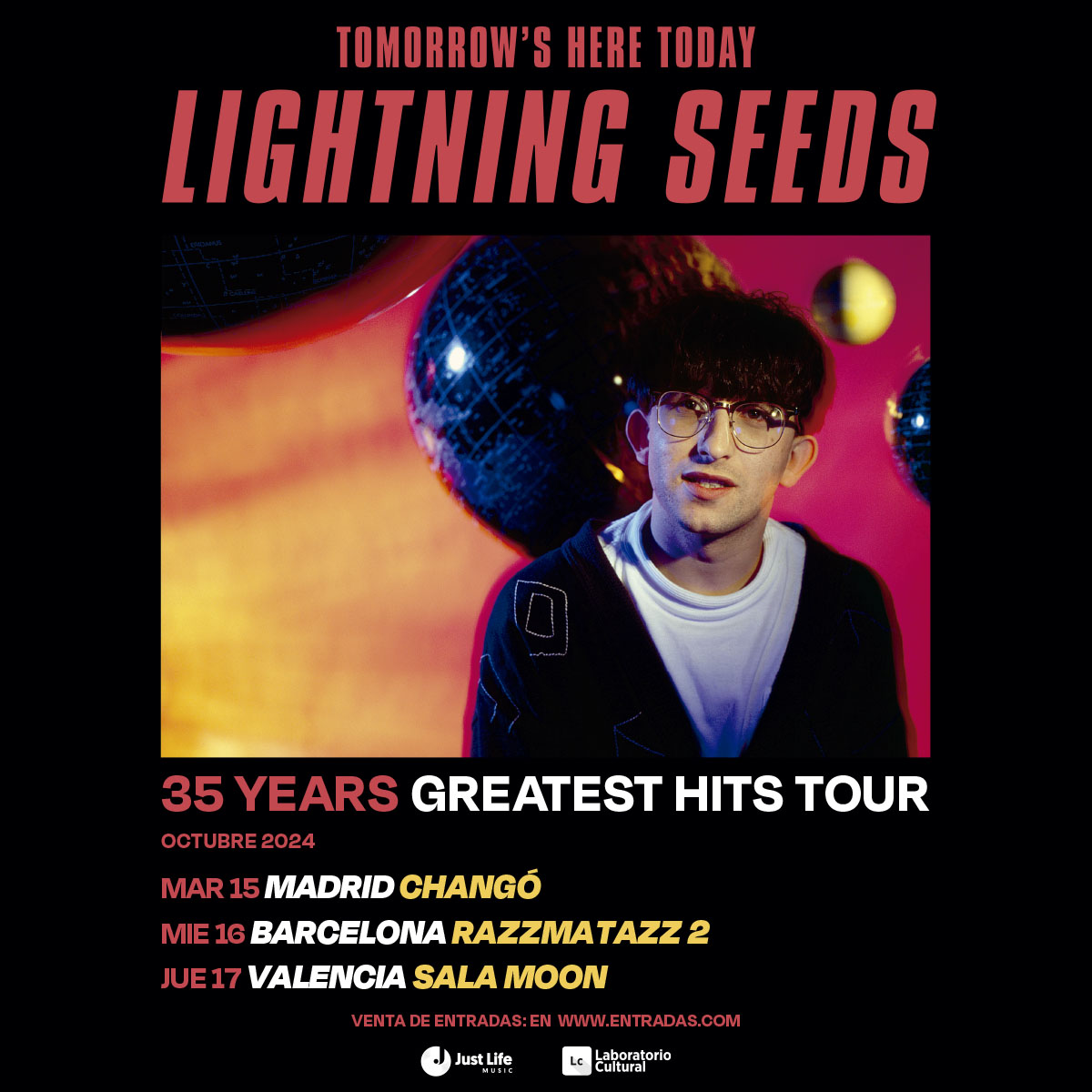 Lightning Seeds celebrarán su 35 aniversario con conciertos en Madrid, Barcelona y Valencia