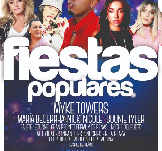 Cartel de los conciertos de las Fiestas de Torrejón de Ardoz 2024