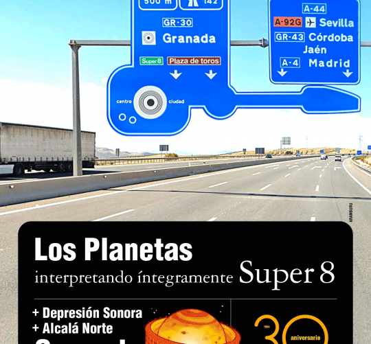 Los Planetas dan un concierto especial en la Plaza de Toros de Granada el 28 de septiembre por los treinta años de Super 8