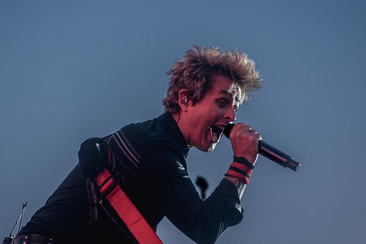 El cantante de Green Day, Billie Joe Armstrong, en La Caja Mágica de Madrid el 1 de junio de 2024