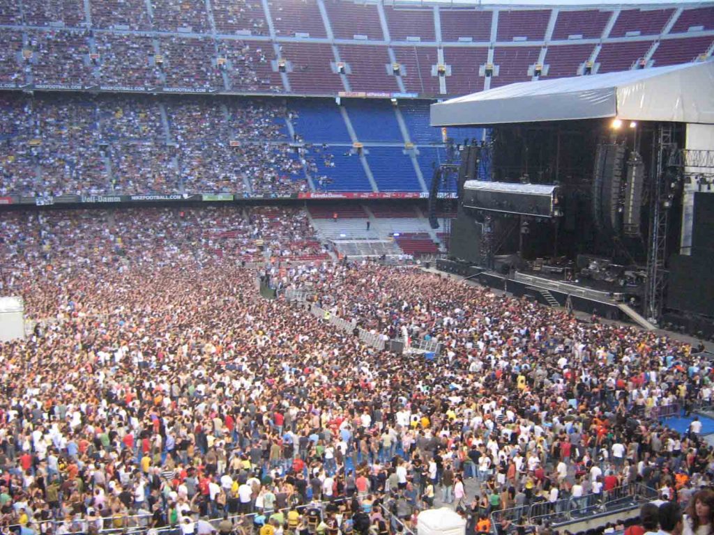 Concierto de Bruce Springsteen & The E Street Band en el Camp Nou de Barcelona el 20 de julio de 2008