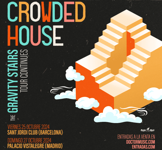 Crowded House anuncia dos conciertos en España, que serán en Barcelona y Madrid en octubre de este 2024