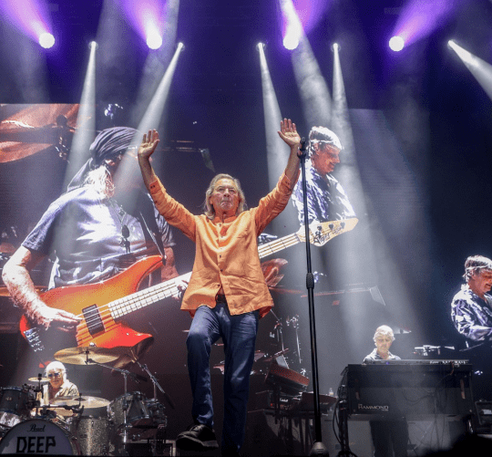 Concierto de Deep Purple en el Parque Enrique Tierno Galván de Madrid el 13 de junio de 2024