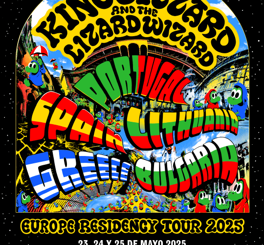 King Gizzard & The Lizard Wizard darán tres conciertos en el Poble Espanyol de Barcelona en mayo de 2025
