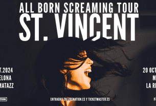 St Vincent anuncia conciertos en Barcelona y Madrid para octubre de este año. Las citas serán, concretamente, el 18 de octubre en Razzmatazz y el día 20 en La Riviera madrileña.