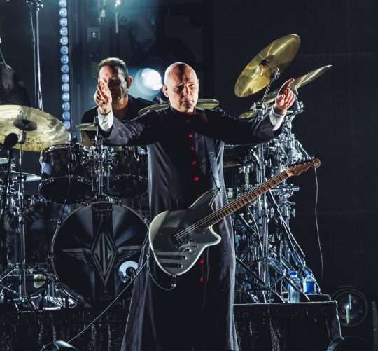 Billy Corgan durante el concierto de Smashing Pumpkins en Mad Cool 2024