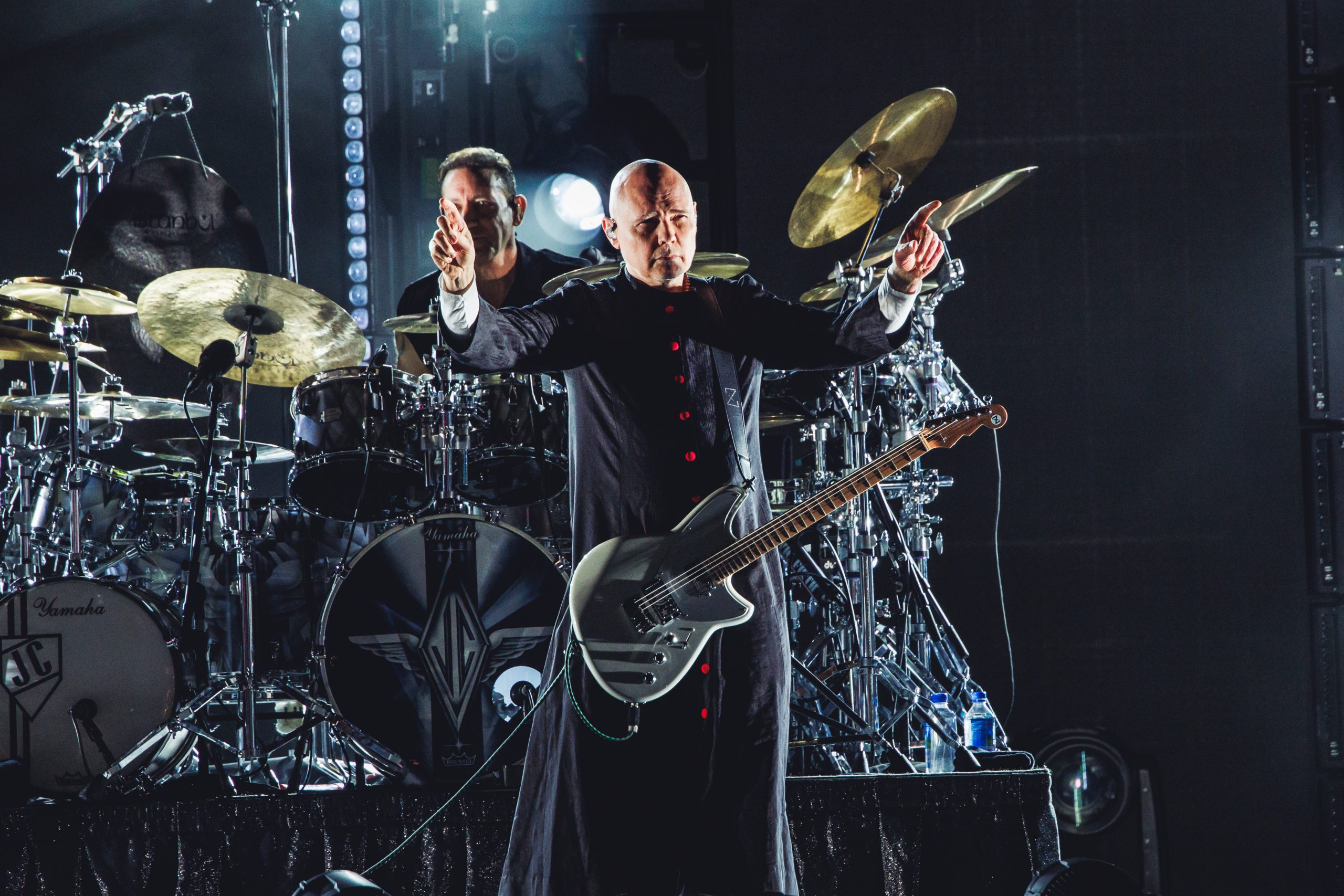 Billy Corgan durante el concierto de Smashing Pumpkins en Mad Cool 2024